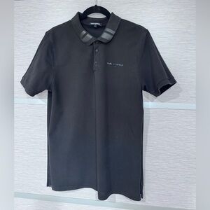 KARL LAGERFELD men’s Black T-shirt in sz. Large